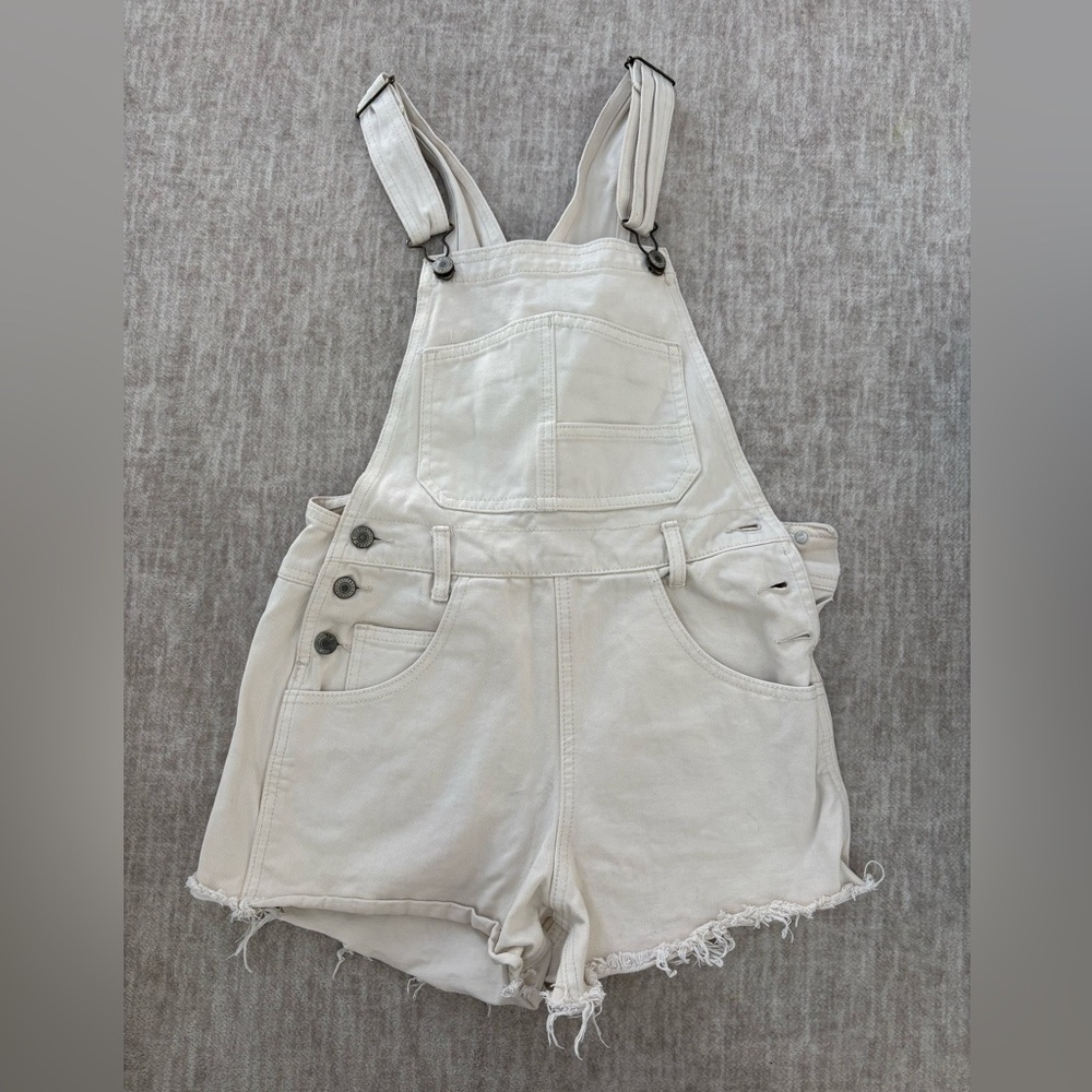 J. Galt Denim Overall Shorts Size Small